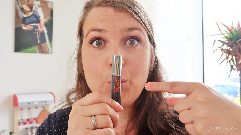 weekend make-up routine benefit they're real mascara